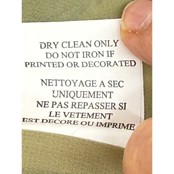 HAMPTONITE NEW YORK Silk Marble Print Bell Sleeve V Neck Blouse Top XL - Picture 10 of 11